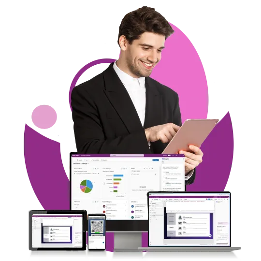 Microsoft Power Apps: herramienta para crear aplicaciones empresariales sin programación.